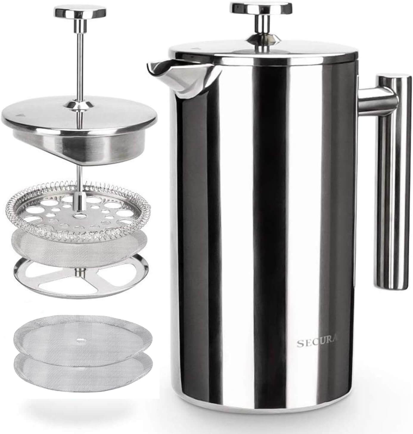 Secura Stainless Steel French Press