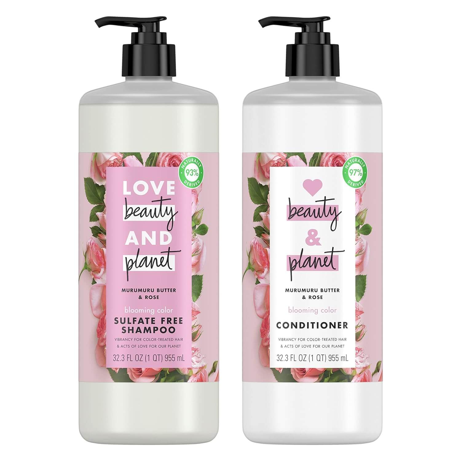 Love Beauty and Planet Blooming Color Sulfate-Free Shampoo and Conditioner