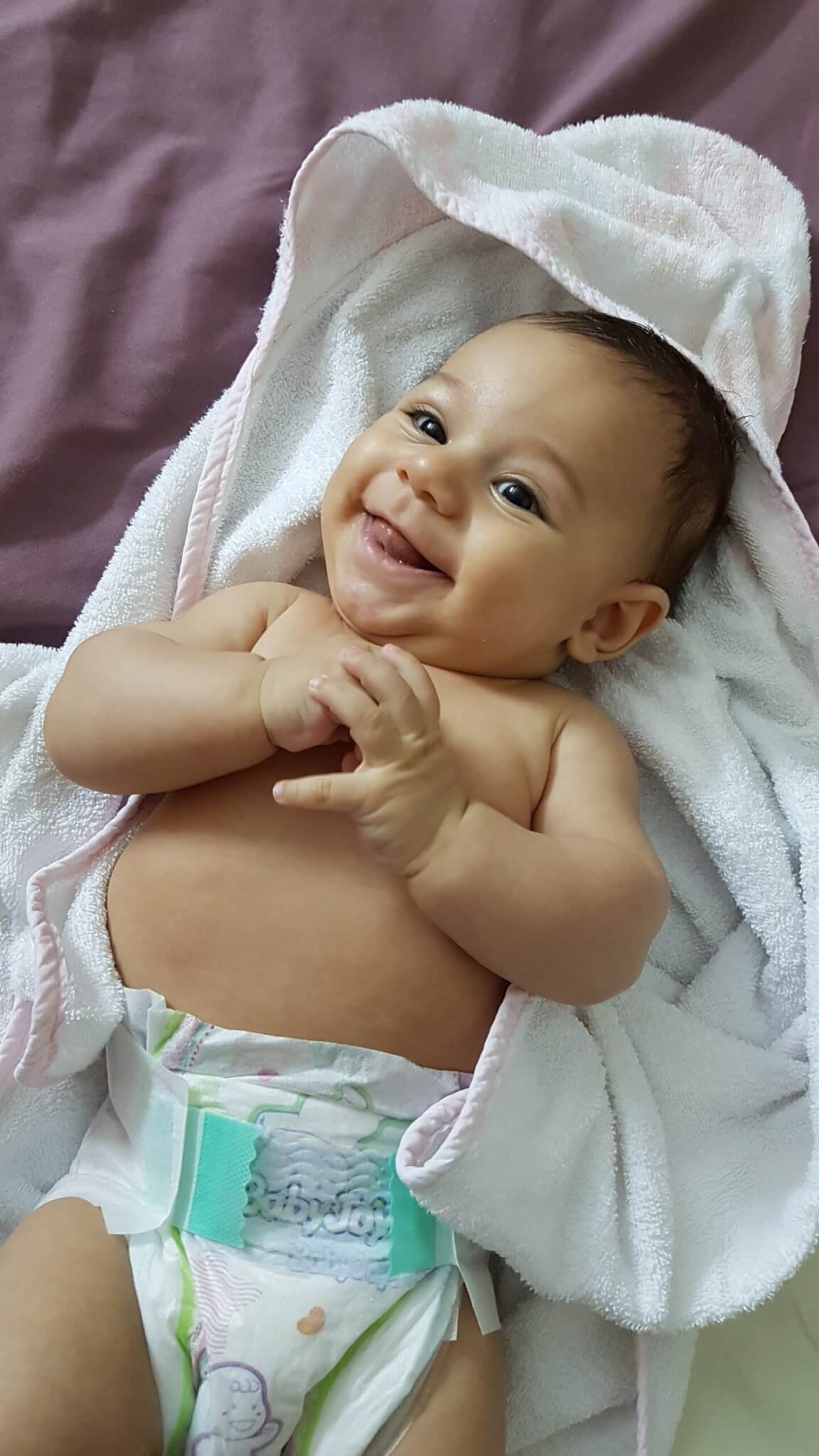 A happy baby