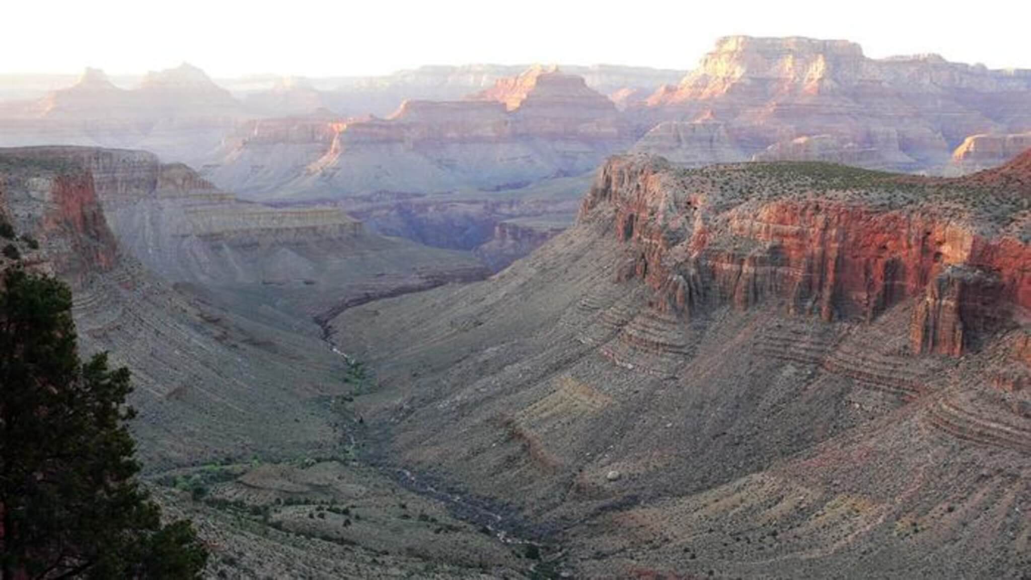 The stalagmite used in the research study came from this area of the Grand Canyon