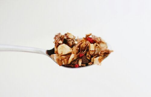 A spoonful of granola