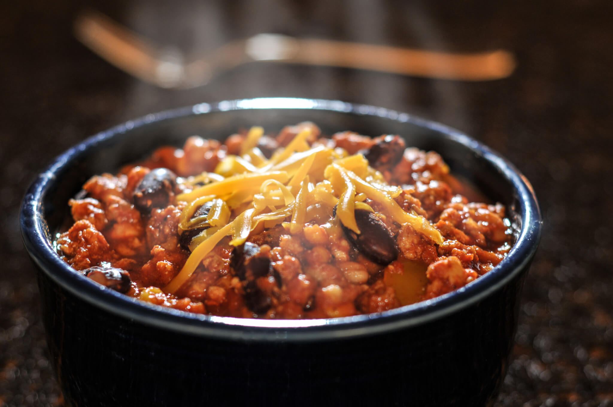 A bowl of chili