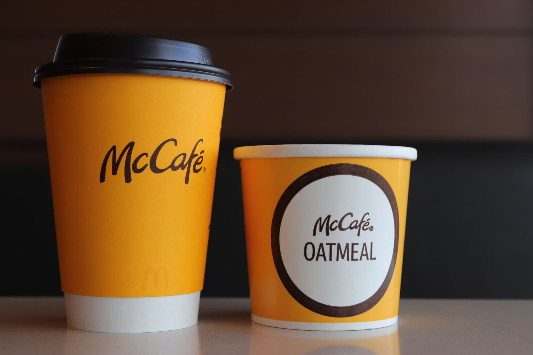 Mcdonald's McCafe and Oatmeal