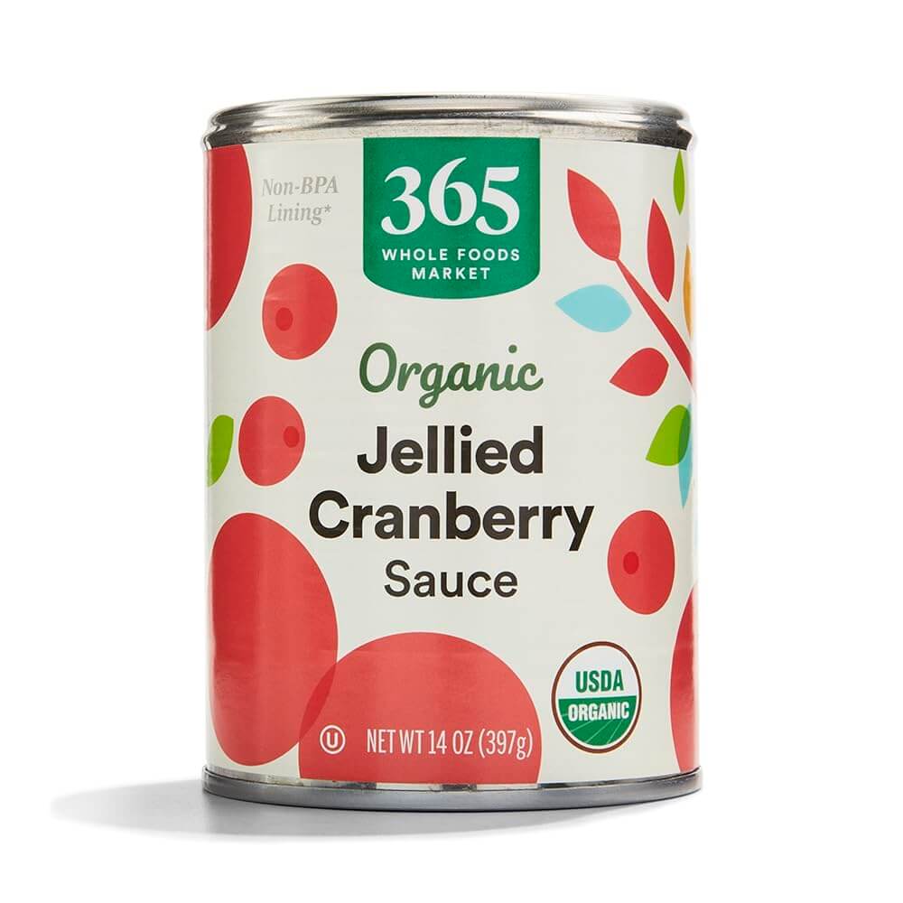 Whole Foods 365 Organic Jellied Cranberry Sauce