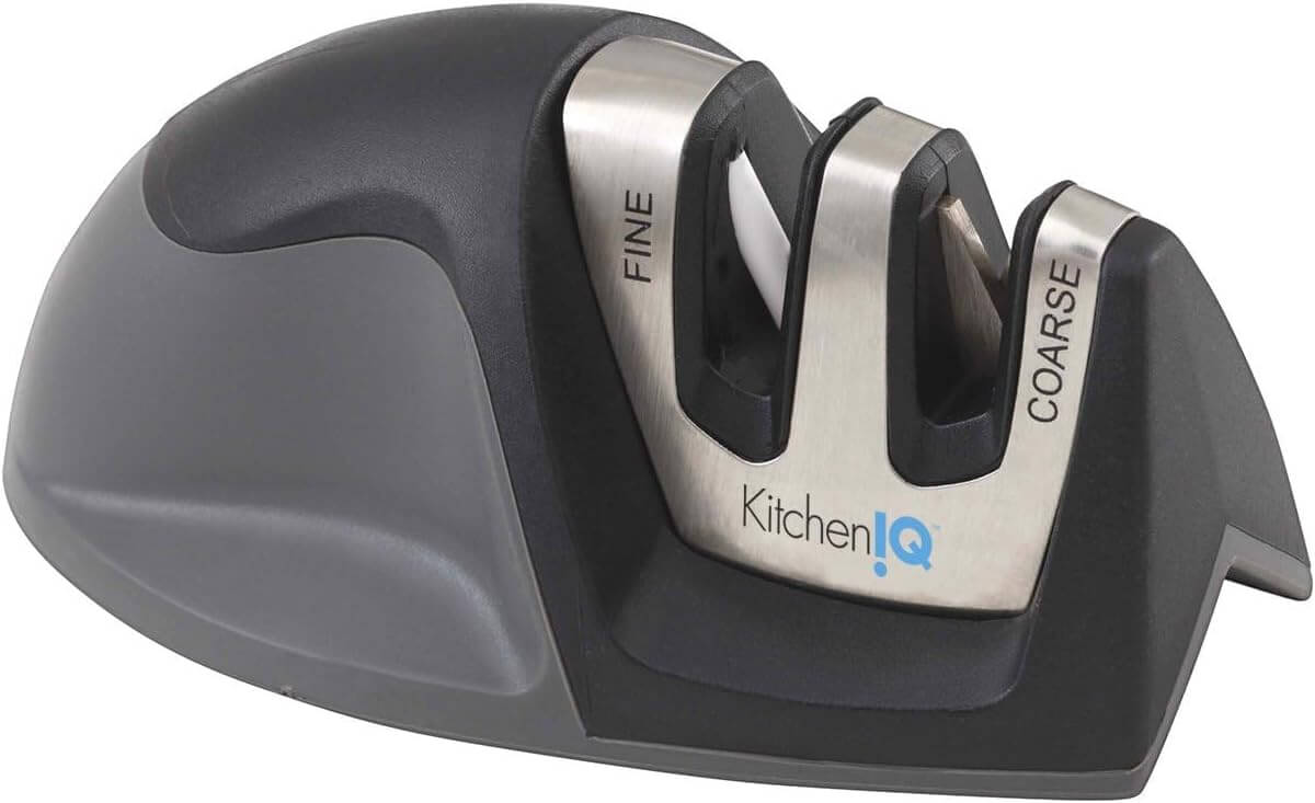 KitchenIQ 50009 Edge Grip 2-Stage Knife-Sharpener