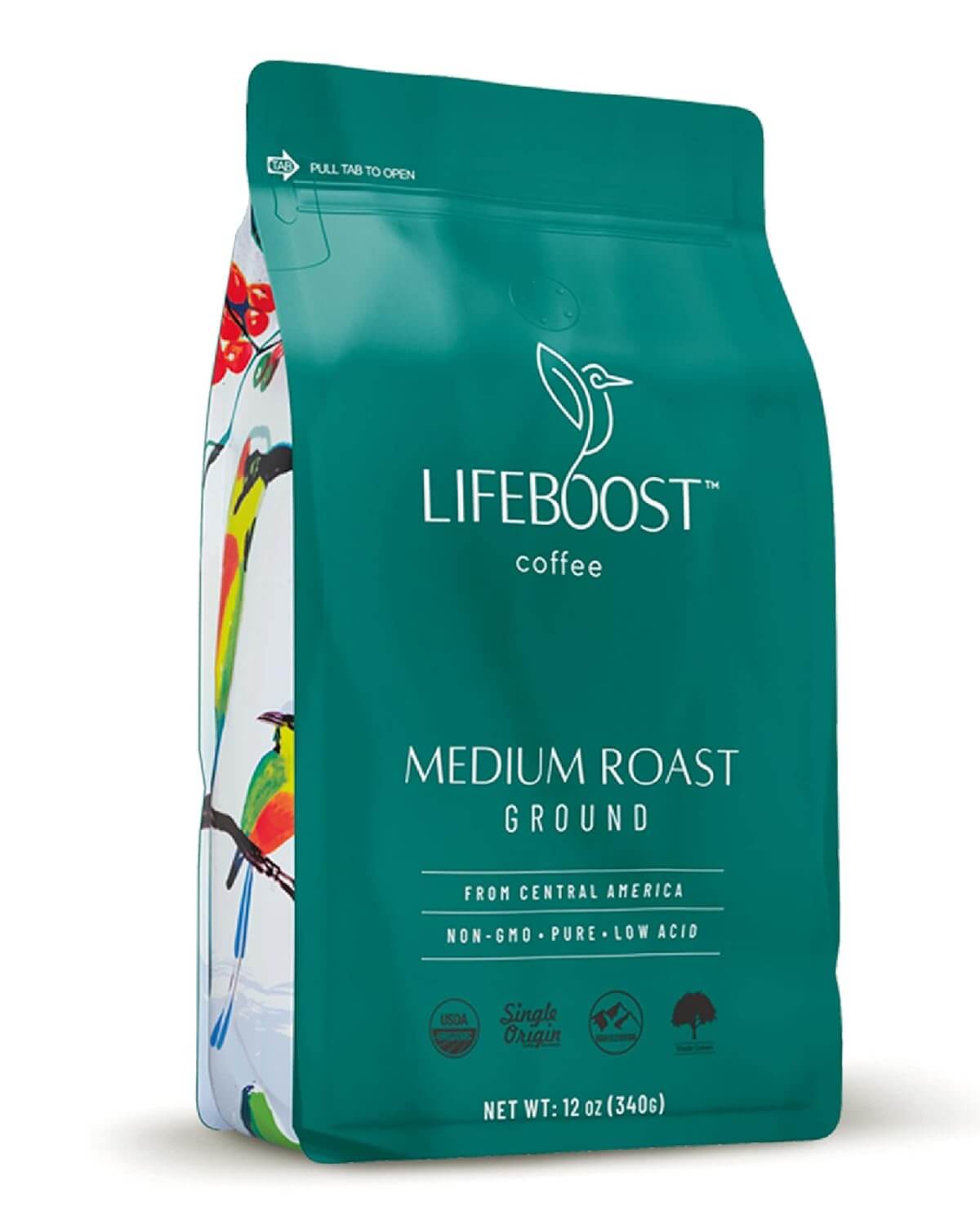 LifeBoost Ground Medium Roast Coffee