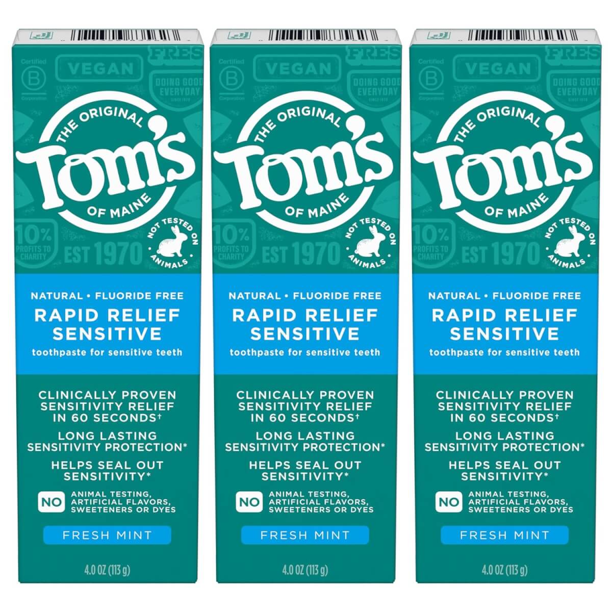 Tom’s of Maine Rapid Relief Toothpaste