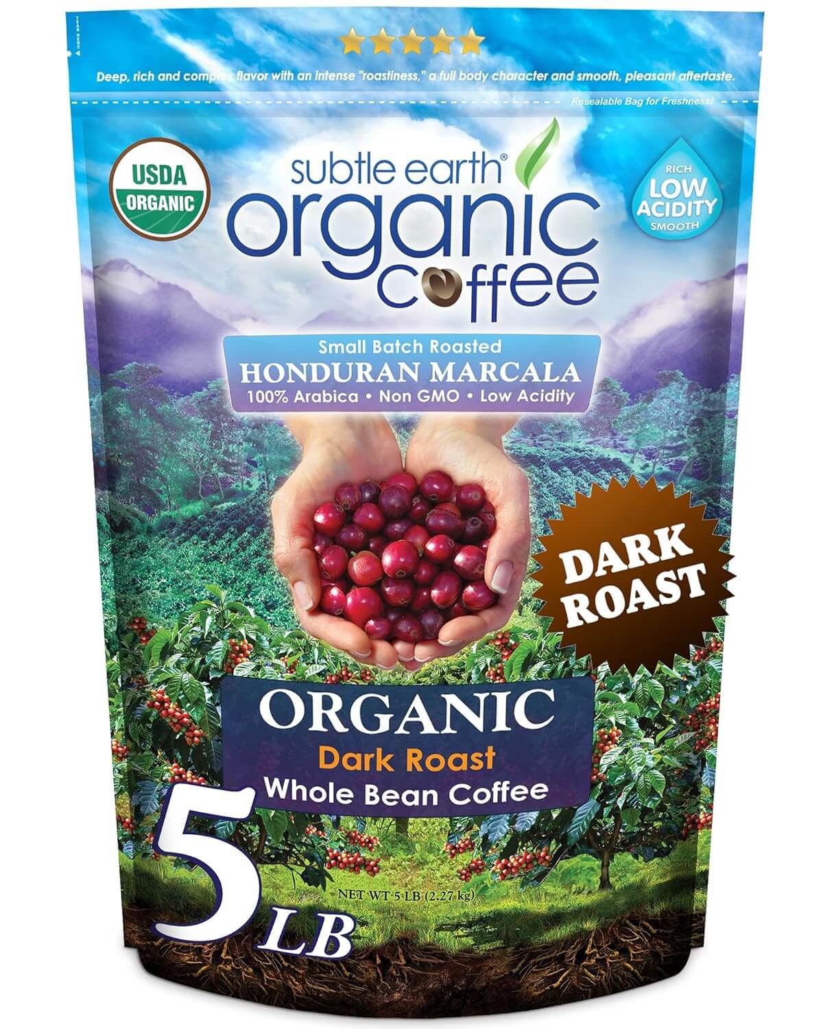 Subtle Earth Organic Gourmet Coffee