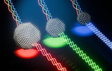 Quantum Dot Color Emission Depends on Size 3D Rendering