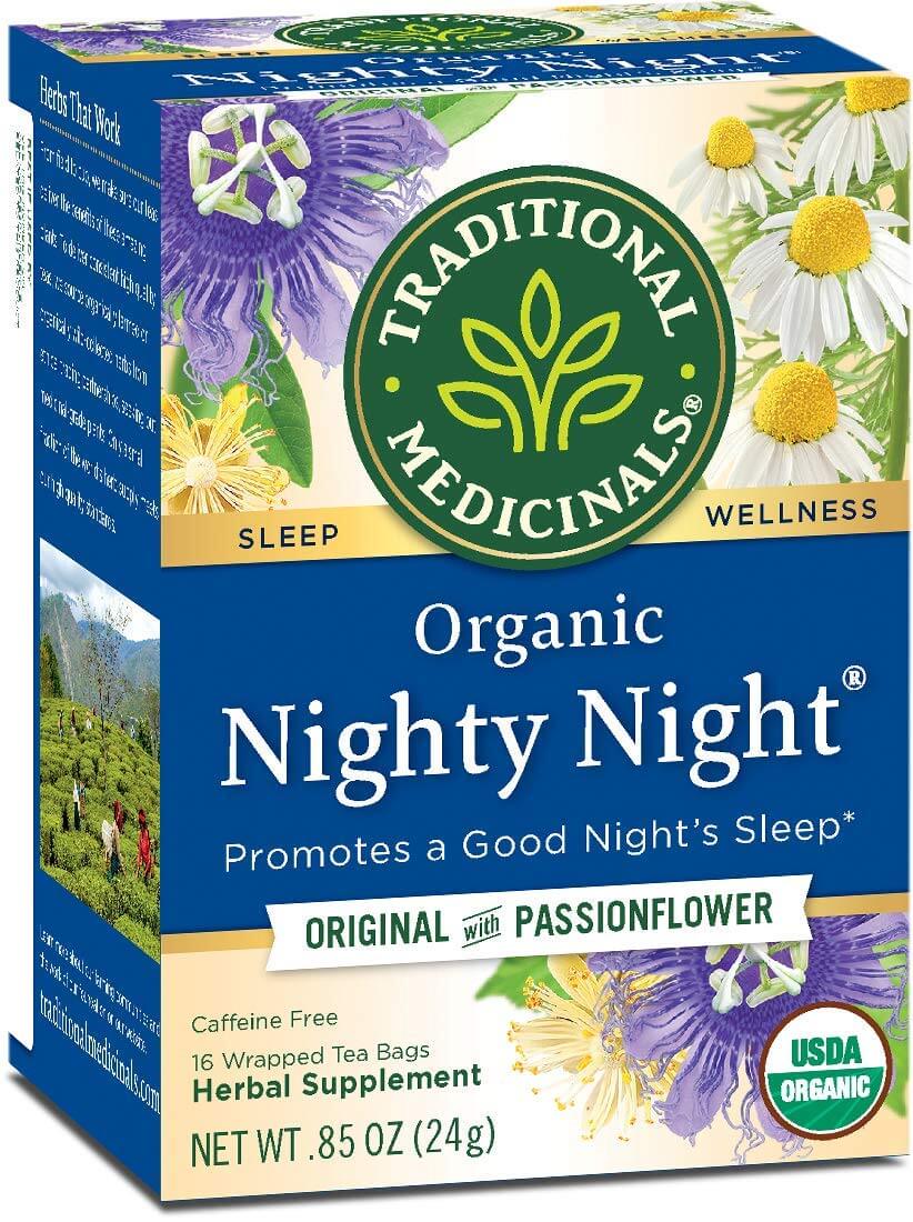 Traditional Medicinals Organic Nighty Night with Passionflower Herbal Tea
