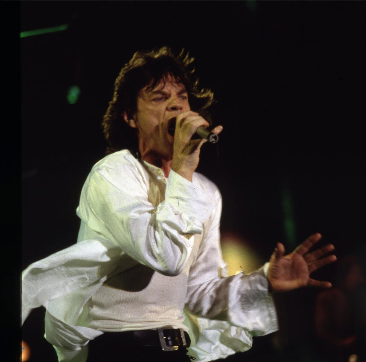 Mick Jagger performing in 1994 in Washington, D.C.