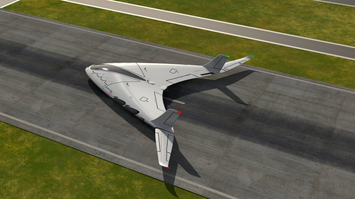 The Sky OV supersonic plane concept. 