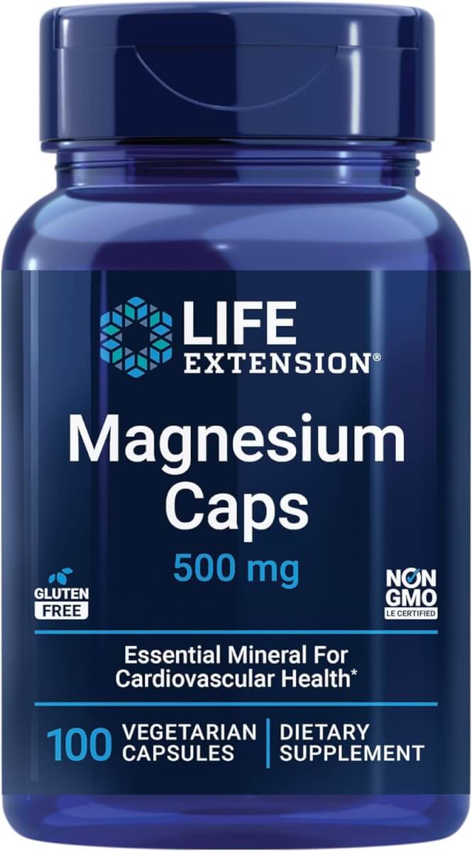Life Extension Magnesium Caps, 500 mg