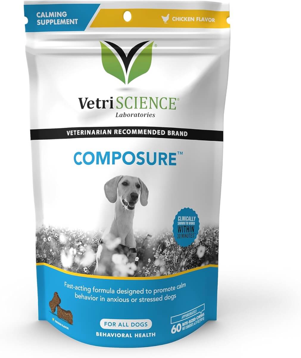 VetriScience Composure Calming Chews for Dogs