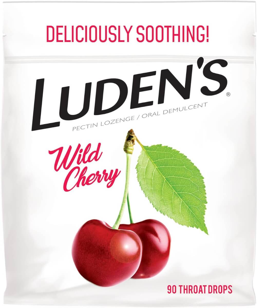 Ludens Deliciously Soothing Wild Cherry Throat Drops