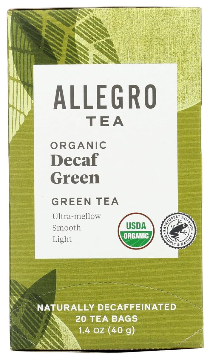 Amazon's Choice: Allegro Organic Decaf Green Tea