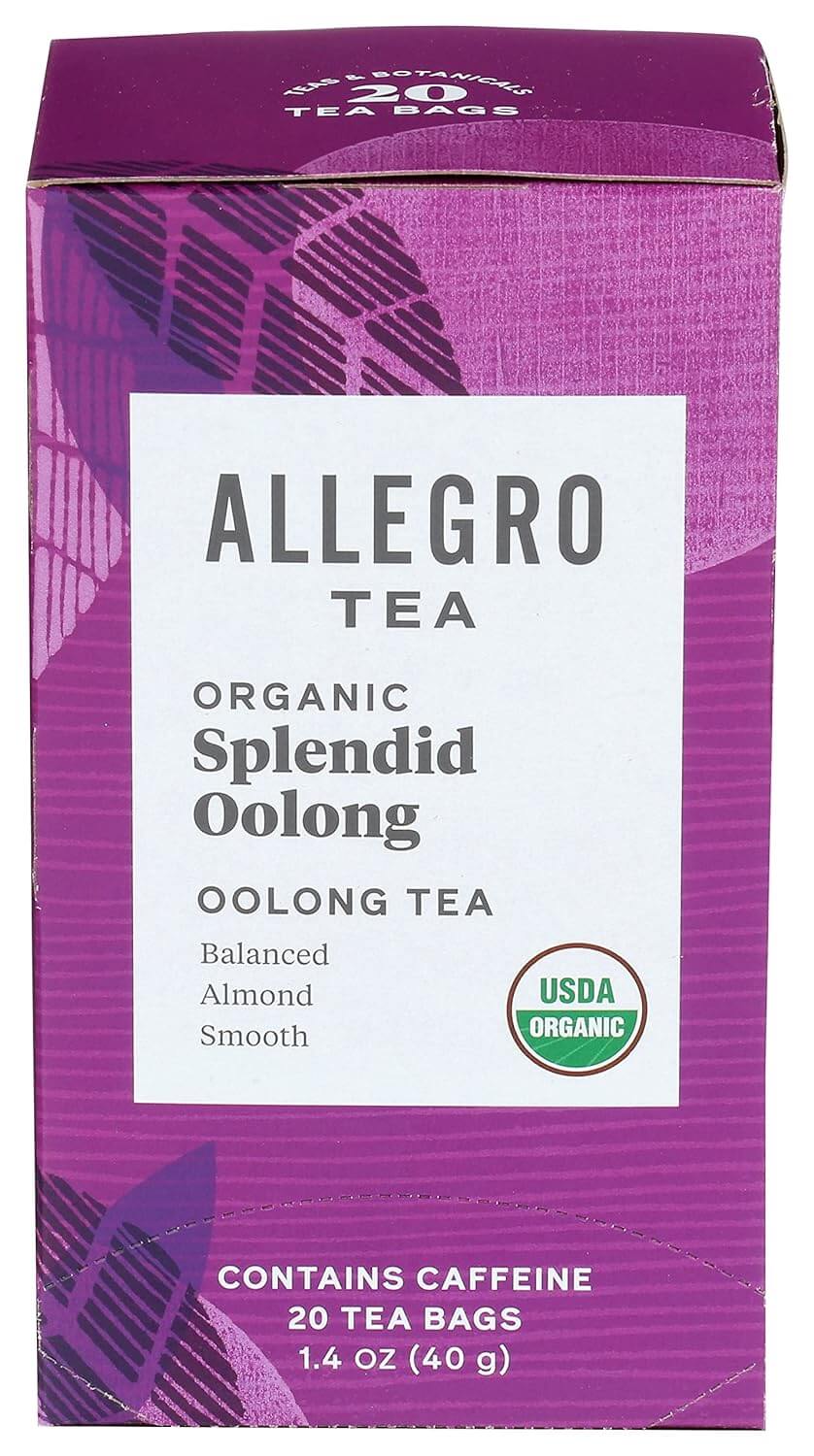Amazon's Overall Pick: Allegro Organic Splendid Oolong Tea Bags