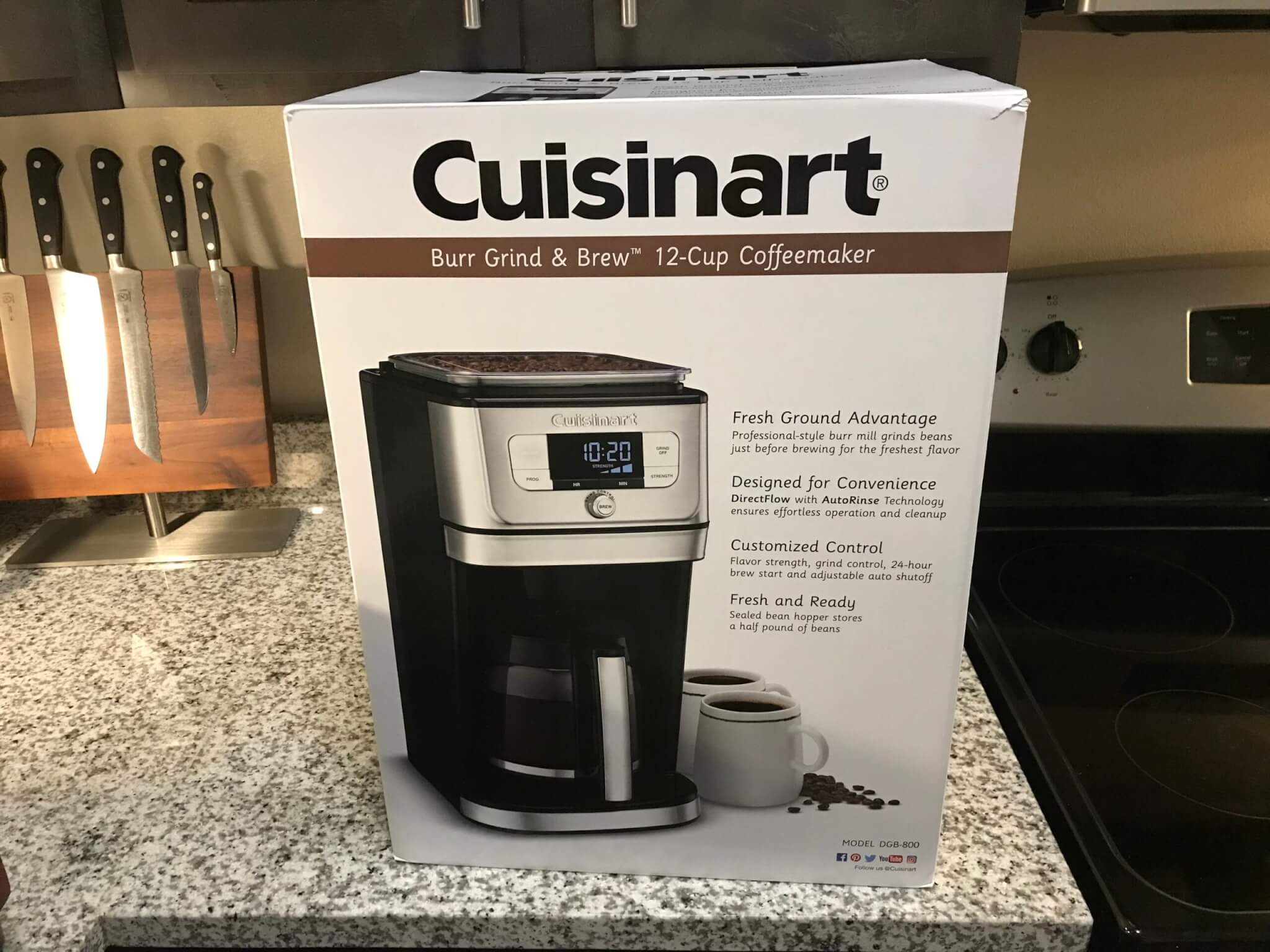 Cuisinart Automatic Programmable Coffee Maker w/Built In Grinder