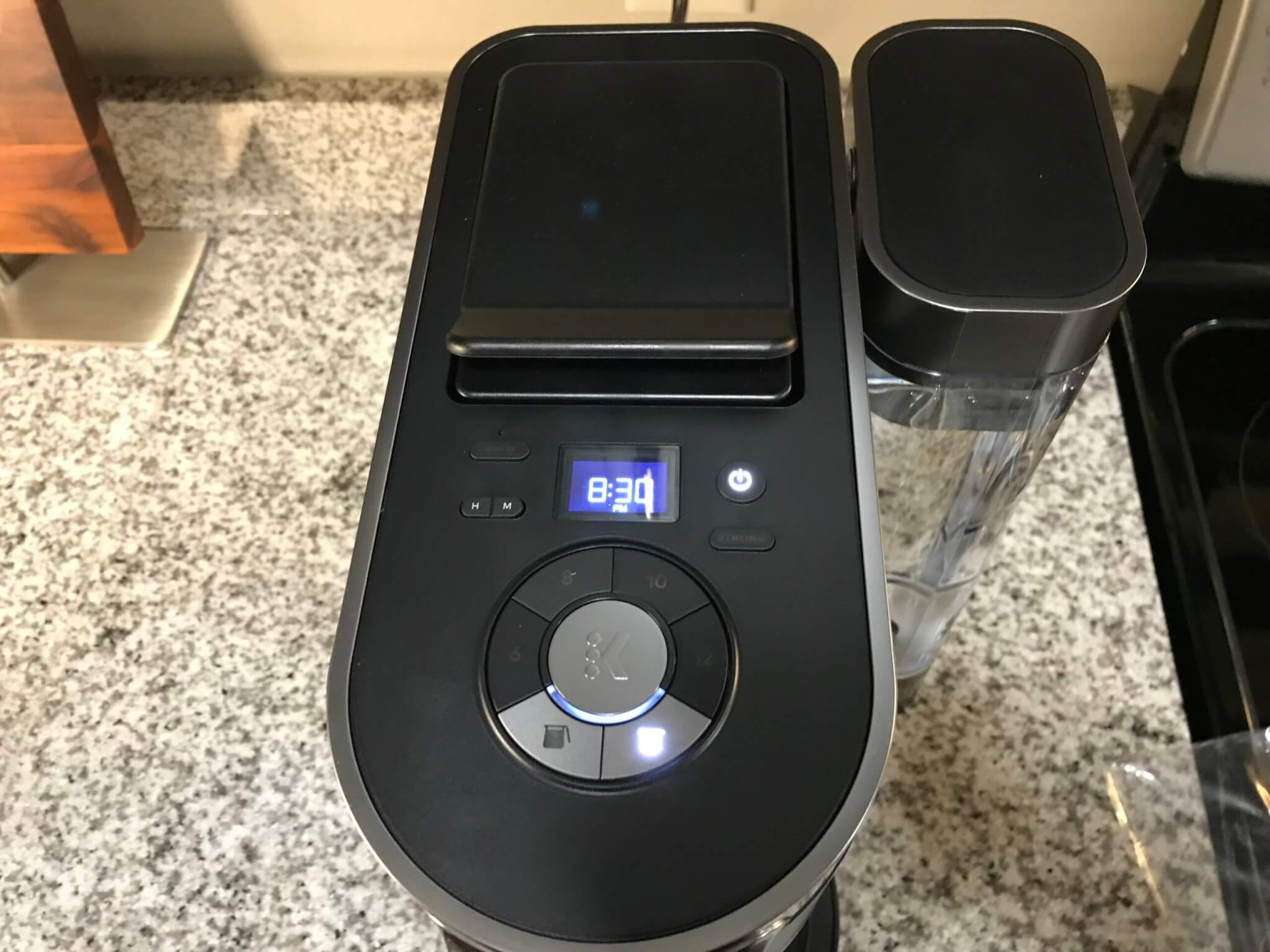 Keurig K-Duo Plus Single Serve and Carafe Coffee Maker control panel
