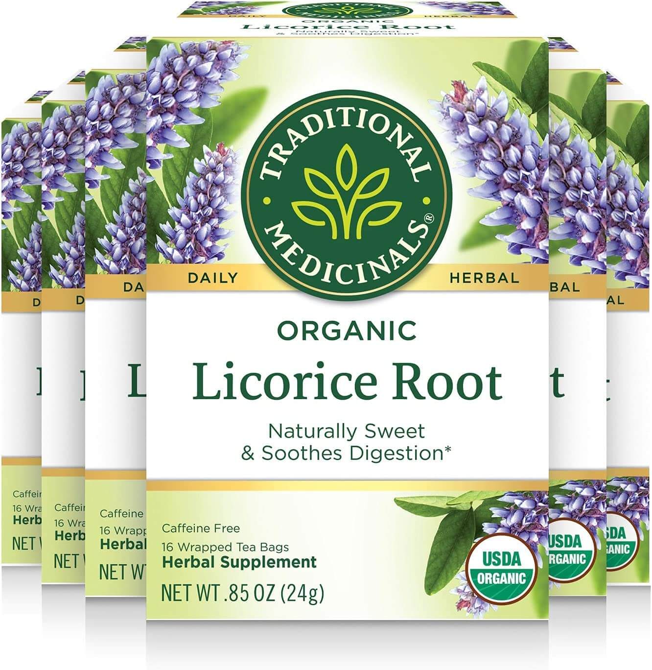 Popular Brand Pick on Amazon: Traditional Medicinals Organic Licorice Root Tea