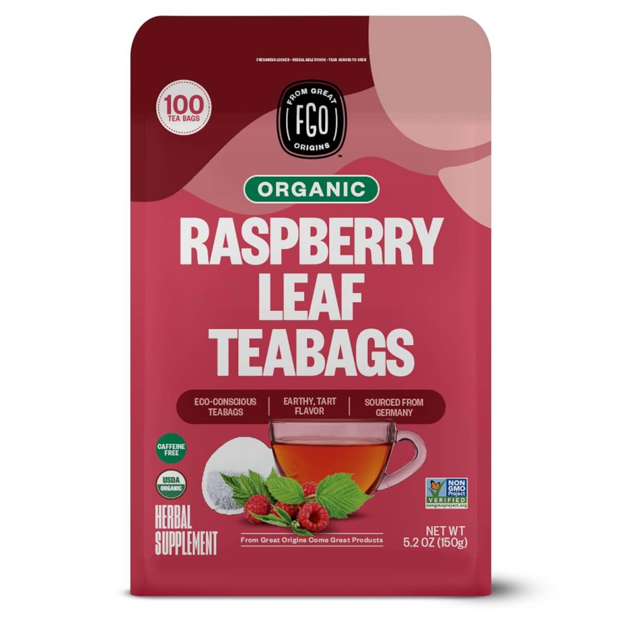 Amazon's Best Seller: FGO Raspberry Leaf Tea