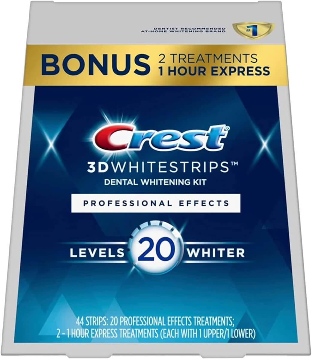 Crest 3D Whitestrips Professional Effects Teeth Whitening Strip Kit