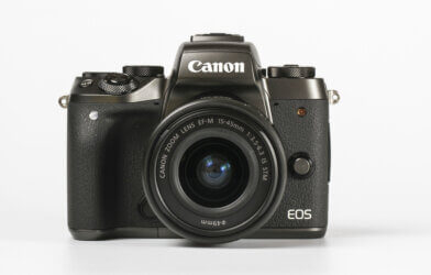 A Canon EOS camera