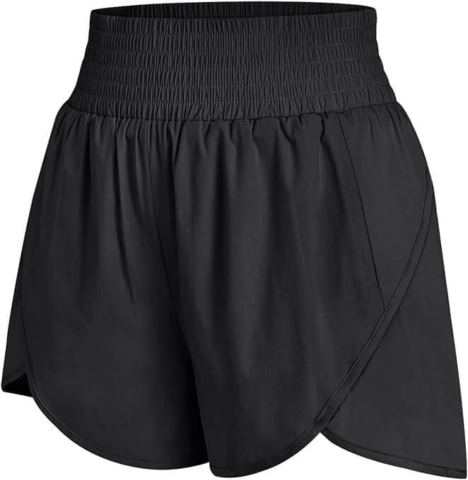 AUTOMET's atletische shorts met hoge taille voor dames