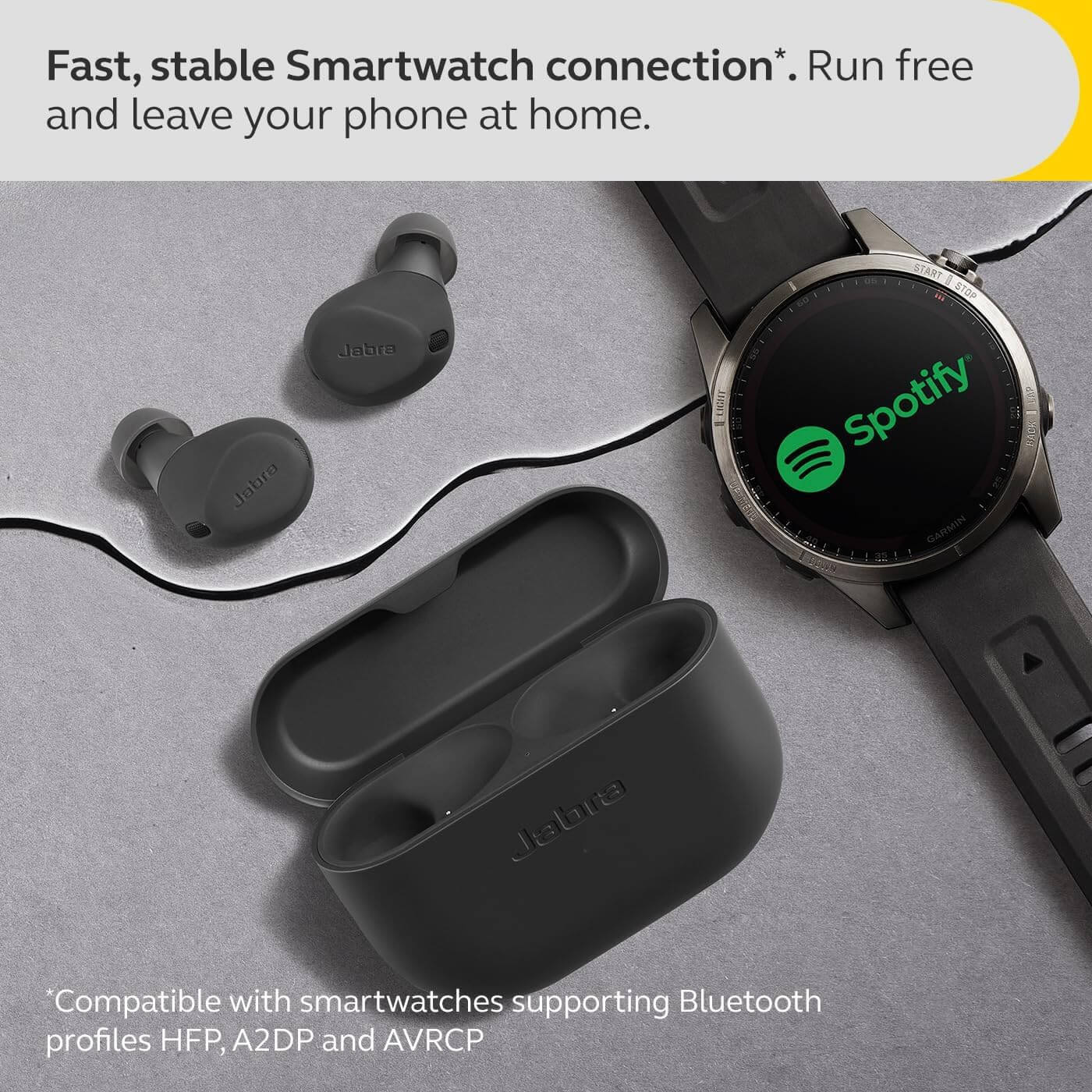 Jabra Elite 8 Active - Best and Most Advanced Sports Wireless Bluetooth Earbuds with Comfortable Secure Fit