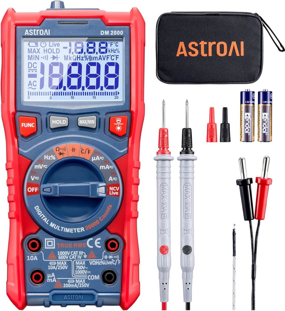 AstroAI Digital Multimeter Tester