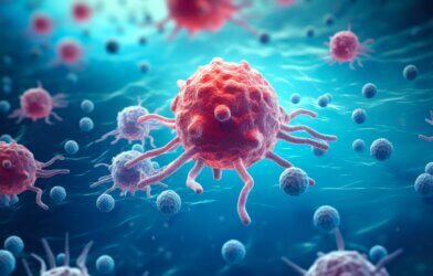 3D Rendering of CAR T-Cell Therapy