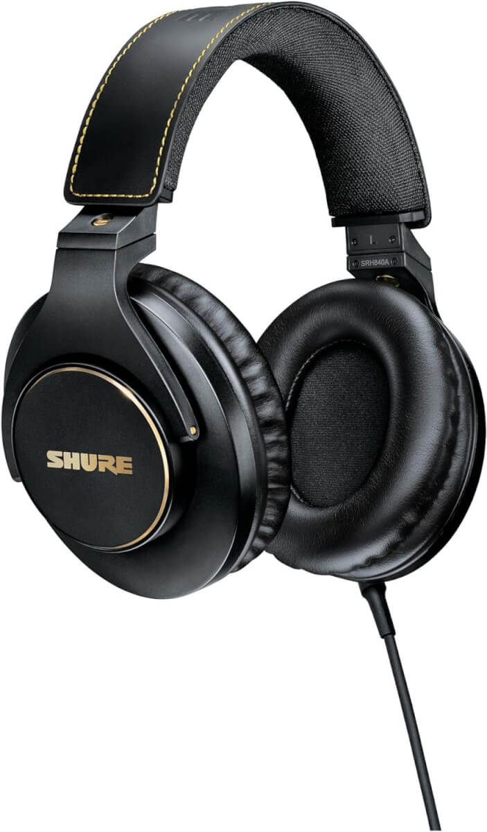 Shure SRH840A Over-Ear Wired Headphones 