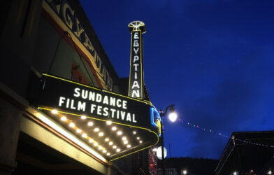 One of the theaters involved with The Sundance Film Festival, The Egyptian Theater