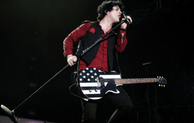 Green Day's Billie Joe Armstrong performing in 2017