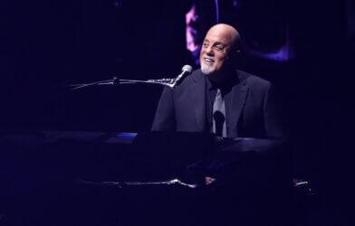 Musician Billy Joel performs in concert