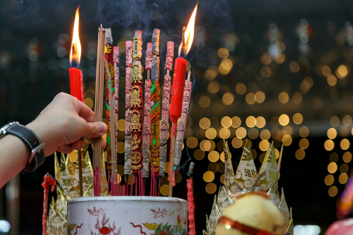 Chinese New Year incense