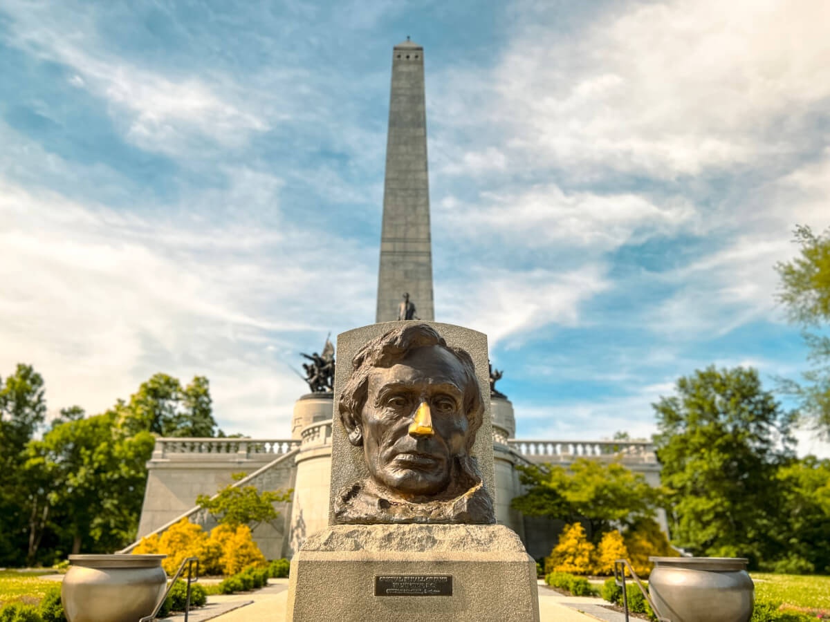 The Lincoln Tomb in Springfield, Illinois