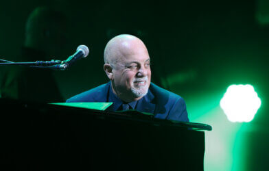 Singer Billy Joel performs in concert at Madison Square Garden on November 21, 2016 in New York City