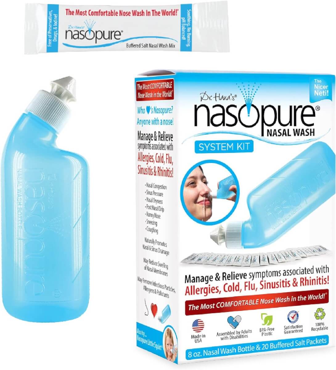 Dr. Hana’s Nasopure Nasal Wash System Kit