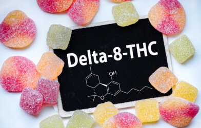 Marijuana Gummy Candies Infused with Delta 8 THC