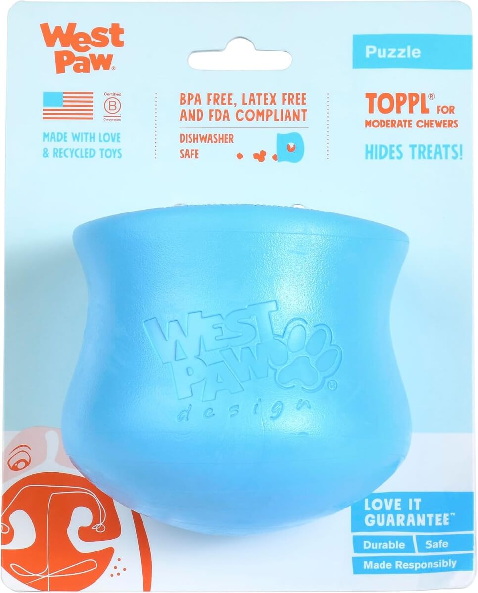 West Paw Treat Dispensing Interactive Chew Toy