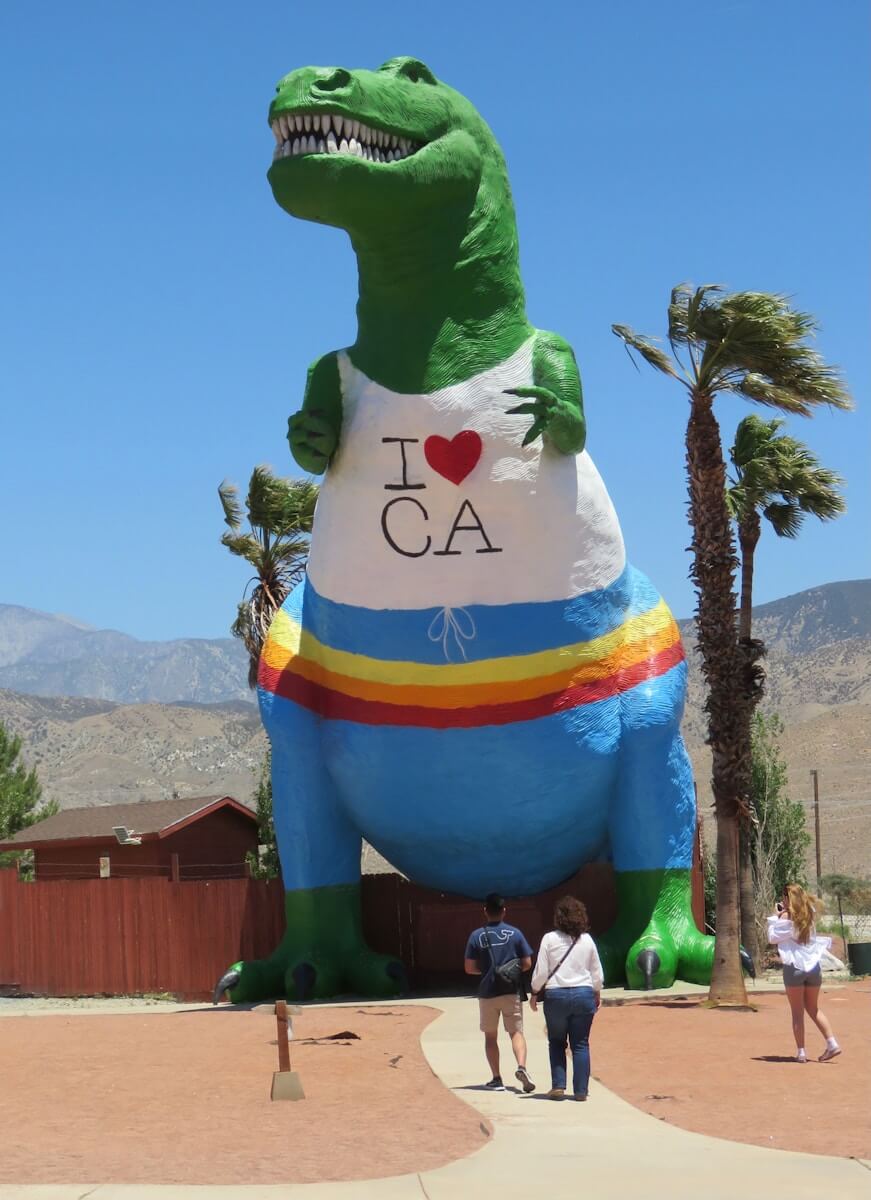 One of California's Cabazon Dinosaurs