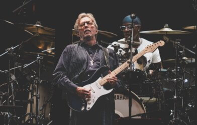 Eric Clapton performing in 2022