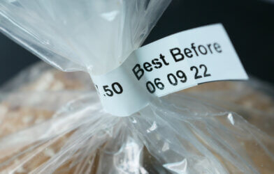 expiry date on a bread packet