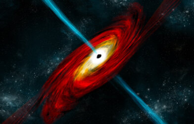 Artist's Depiction Of A Black Hole