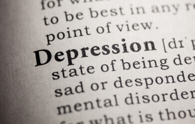 Depression in the dictionary
