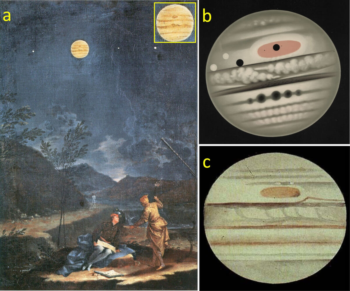 historical paintings of Jupiter