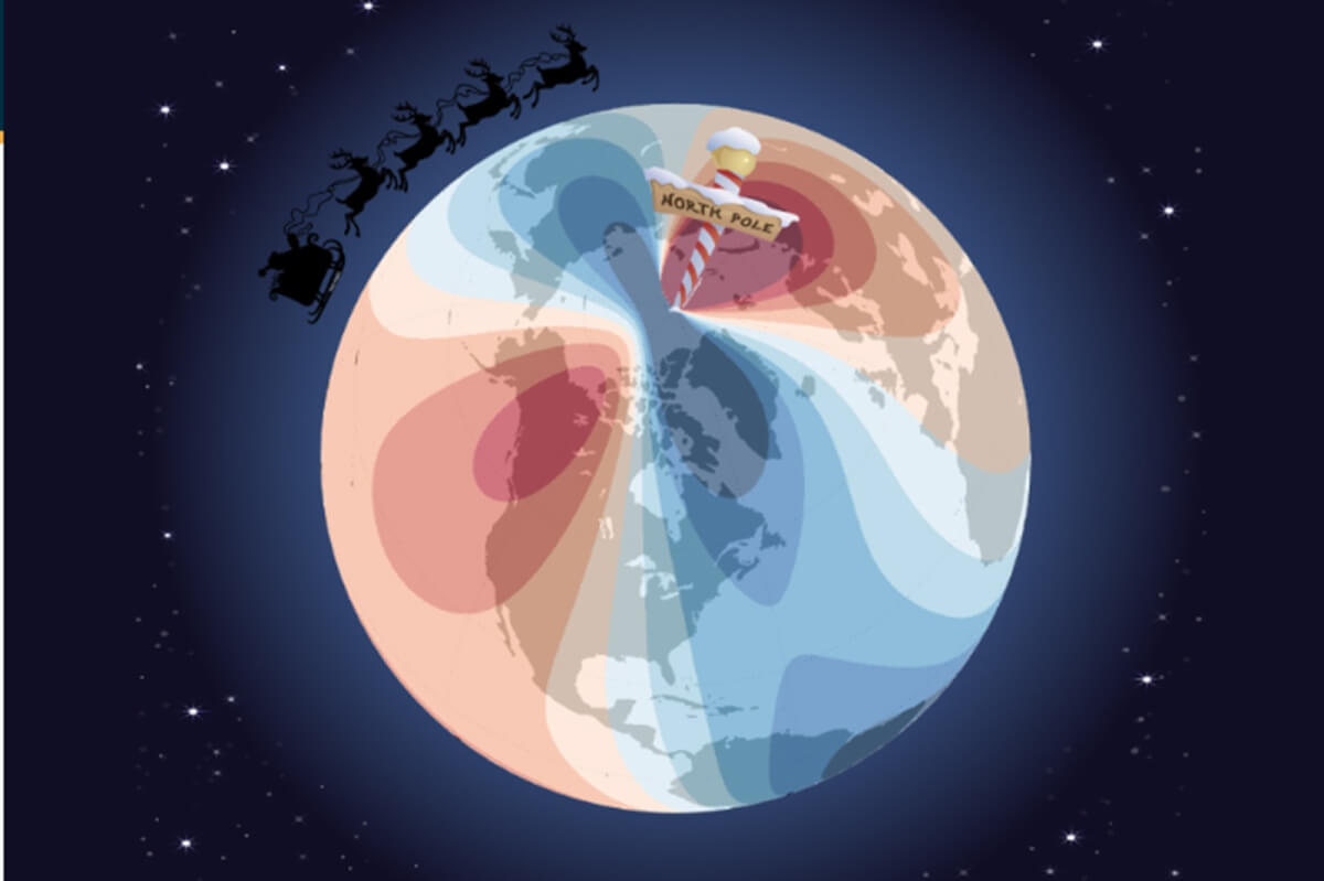 Strange Behavior From Earth S Magnetic North Pole Days Before Christmas