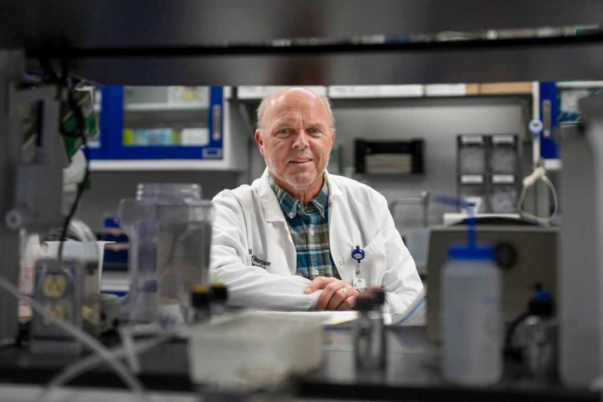 Harald Sontheimer, PhD, chair of the University of Virginia School of Medicine's Department of Neuroscience